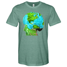 Load image into Gallery viewer, Earth Head 02 Heathered Tee