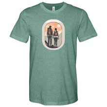Load image into Gallery viewer, Hiking Couple Heathered Tee