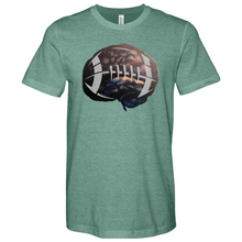 Load image into Gallery viewer, Football Brain 02 Heathered Tee