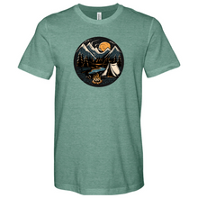 Load image into Gallery viewer, Forest Campfire Heathered Tee