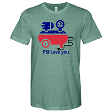 Load image into Gallery viewer, Psi Love You Heathered Tee