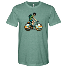 Load image into Gallery viewer, A Young Man Riding a Cycle Heathered Tee