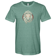 Load image into Gallery viewer, Lion Face Heathered Tee