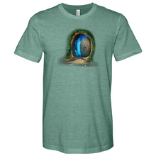 Load image into Gallery viewer, Floating in Space as a Porthole Door Min 01 Heathered Tee