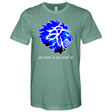 Load image into Gallery viewer, Japanese Blue Lion Heathered Tee