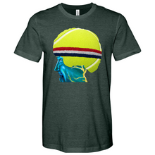 Load image into Gallery viewer, Tennis Head Heathered Tee