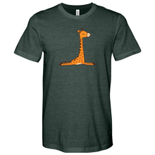 Load image into Gallery viewer, Downward Giraffe Pose Heathered Tee
