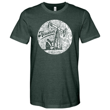 Load image into Gallery viewer, Houston Oil Pumpjack Heathered Tee