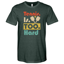 Load image into Gallery viewer, Tennis Heathered Tee