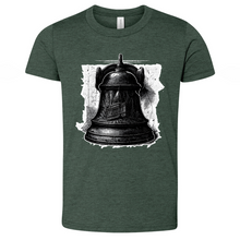 Load image into Gallery viewer, Liberty Bell Youth Heathered Tee