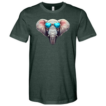 Load image into Gallery viewer, Elephant Light Blue Heathered Tee