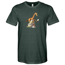 Load image into Gallery viewer, Reading Giraffe Heathered Tee