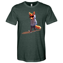 Load image into Gallery viewer, Hoodie Fox Heathered Tee