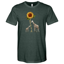 Load image into Gallery viewer, You Are My Sunshine Giraffes Heathered Tee