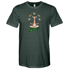Load image into Gallery viewer, Giraffe Meditation Heathered Tee