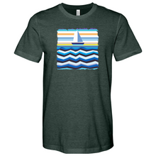 Load image into Gallery viewer, Boat at Sea Heathered Tee
