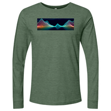 Load image into Gallery viewer, Frequency Mountains With Bg Long Sleeve
