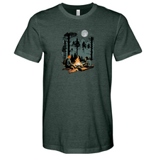 Load image into Gallery viewer, Couple on Campfire Heathered Tee