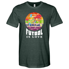 Load image into Gallery viewer, Futbol Is Love Heathered Tee