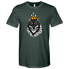 Load image into Gallery viewer, Wolf With Crown Min Heathered Tee