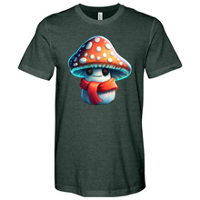 Load image into Gallery viewer, Little Shroomy With Scarf Heathered Tee
