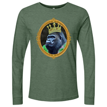 Load image into Gallery viewer, Monkey With Green Jacket In A Gold Frame Long Sleeve