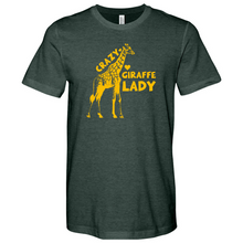 Load image into Gallery viewer, Crazy Giraffe Lady Heathered Tee