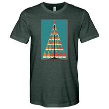 Load image into Gallery viewer, Santa Hat Tree Heathered Tee