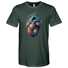 Load image into Gallery viewer, Flowing Heart Heathered Tee