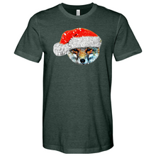 Load image into Gallery viewer, Snowy Fox Heathered Tee