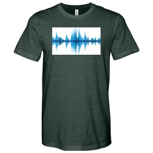 Load image into Gallery viewer, Blue Frequency 02 Heathered Tee