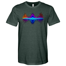 Load image into Gallery viewer, Frequency - Red, Orange, Purple Heathered Tee