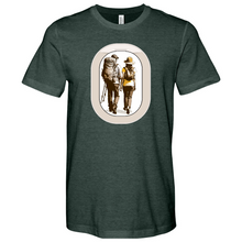 Load image into Gallery viewer, Hiking Couple 3 Heathered Tee