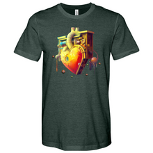 Load image into Gallery viewer, Flushing Heart-Min Heathered Tee