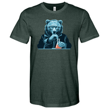 Load image into Gallery viewer, Bear in Thought Heathered Tee