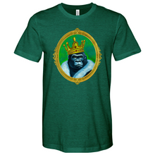 Load image into Gallery viewer, Gold Oval Frame Kong Min Heathered Tee