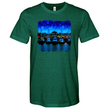 Load image into Gallery viewer, Shem Creek Starry Night Heathered Tee