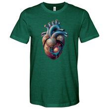 Load image into Gallery viewer, Flowing Heart Heathered Tee