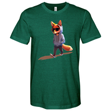 Load image into Gallery viewer, Hoodie Fox Heathered Tee