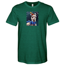 Load image into Gallery viewer, Llama Holiday Heathered Tee