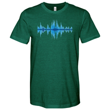 Load image into Gallery viewer, Blue Frequency Heathered Tee