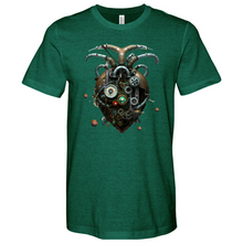 Load image into Gallery viewer, Bat Heart Min Heathered Tee