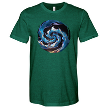 Load image into Gallery viewer, Sunset Waves Heathered Tee