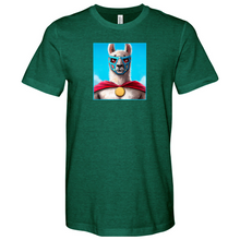 Load image into Gallery viewer, Llama Luchidor Blue Heathered Tee