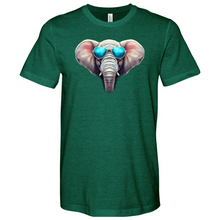 Load image into Gallery viewer, Elephant Light Blue Heathered Tee