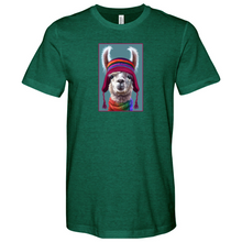 Load image into Gallery viewer, Llama Magenta Heathered Tee