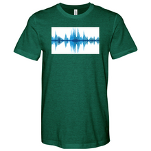 Load image into Gallery viewer, Blue Frequency 02 Heathered Tee