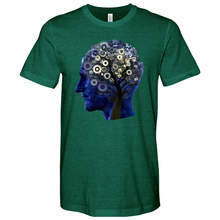 Load image into Gallery viewer, Man Head Tree Min Heathered Tee