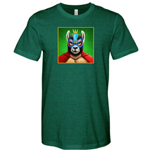 Load image into Gallery viewer, Llama Luchidor Green Heathered Tee