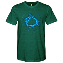 Load image into Gallery viewer, Blue Circle Heathered Tee